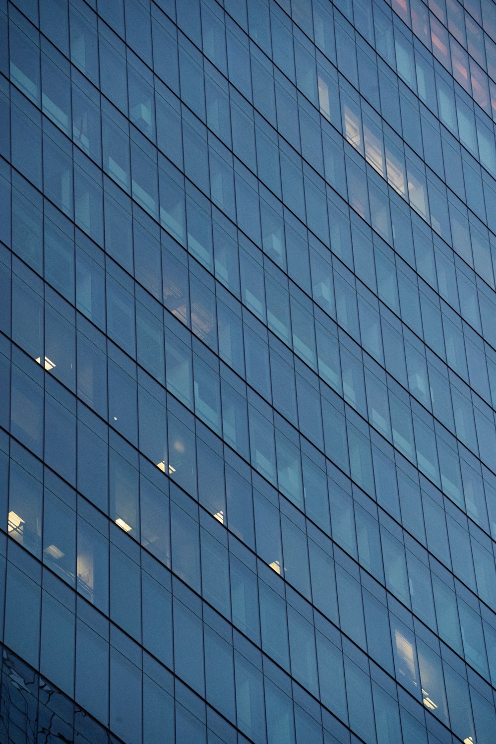 Facade commerciale vitree avec traitement plus sobre